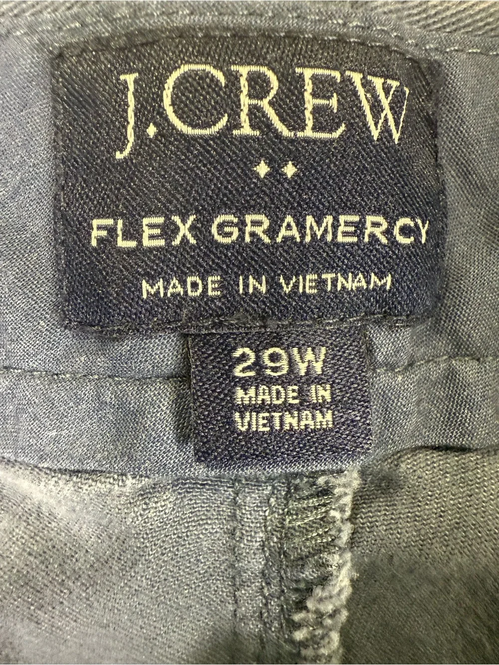 J. Crew Men's Slate Blue Flat Front Chino Shorts